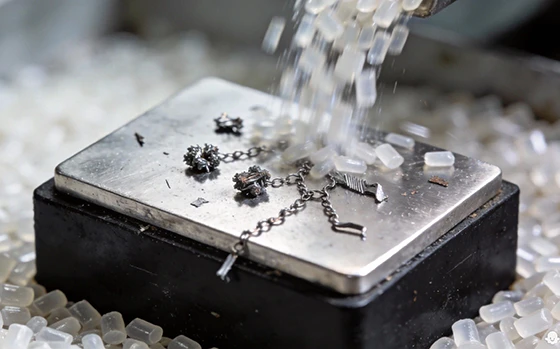 The Magnetic Base has strong magnetism, effectively adsorbing and capturing iron impurities in raw materials. It features a visualization design, allowing for easy observation of the flow of raw materials, and an easy-to-disassemble structure for convenient cleaning.